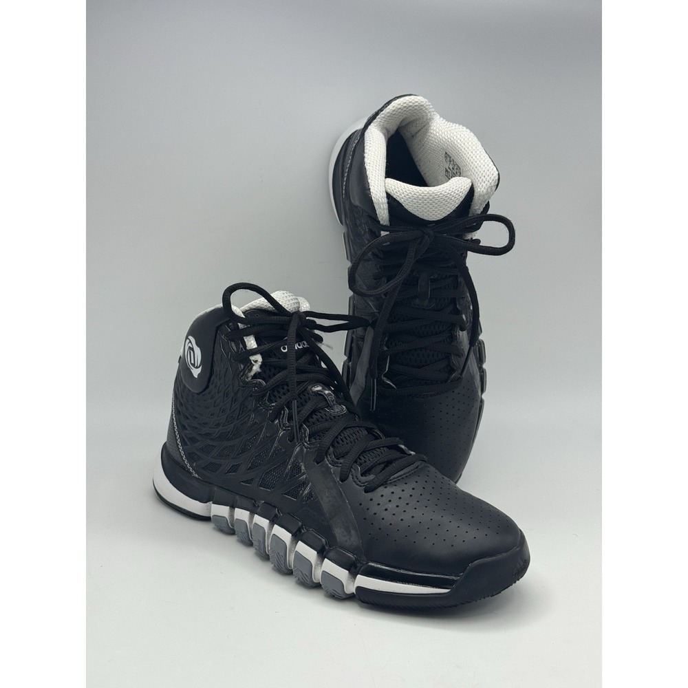 Adidas D Rose 773 v2 Baskeball Shoes Size 7.5 Black / White - Picture 6 of 8